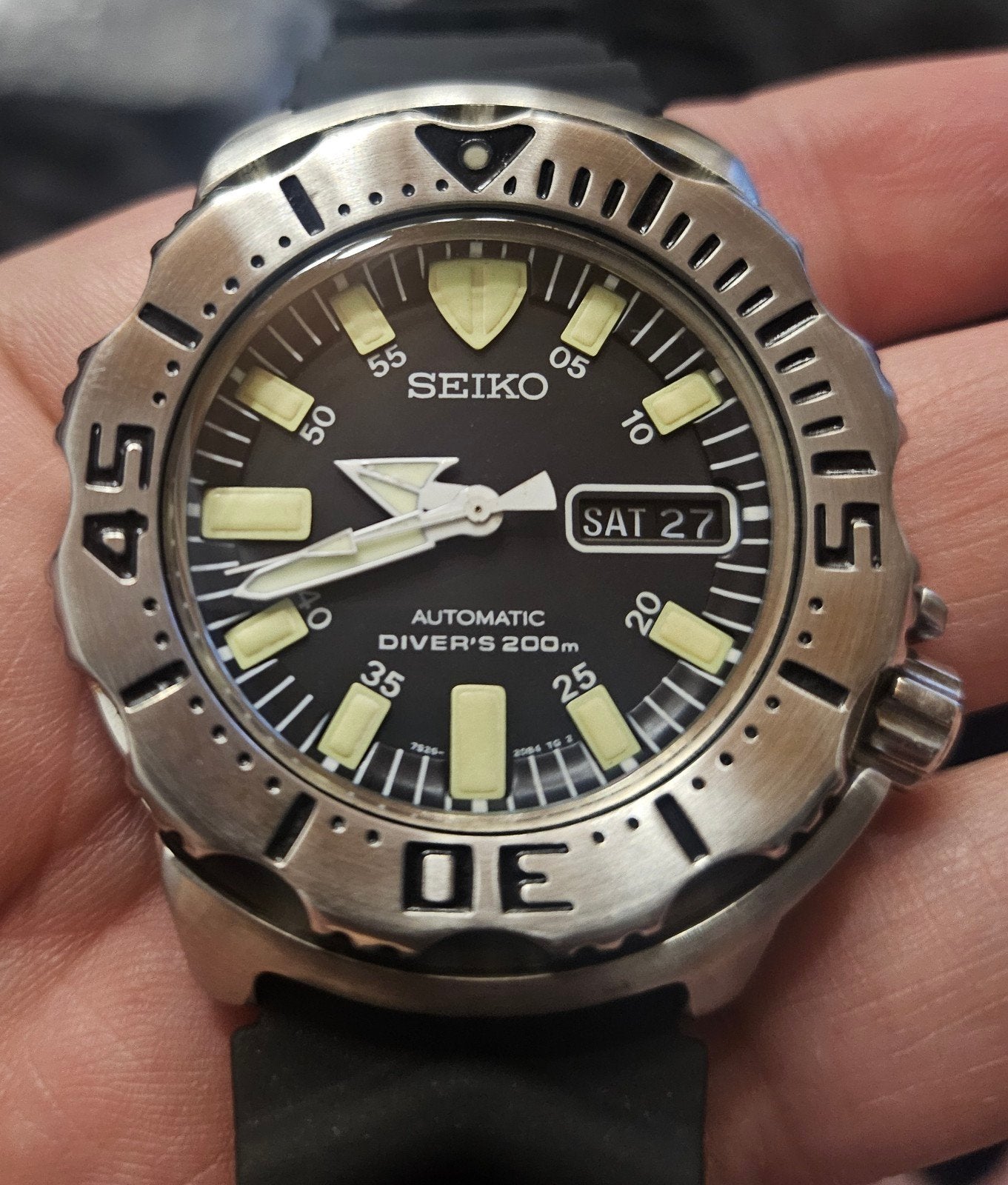 Seiko Monster Gen 1 SKX779 - Automatisch Duikhorloge, Seiko, Gebruikt, Staal, Polshorloge