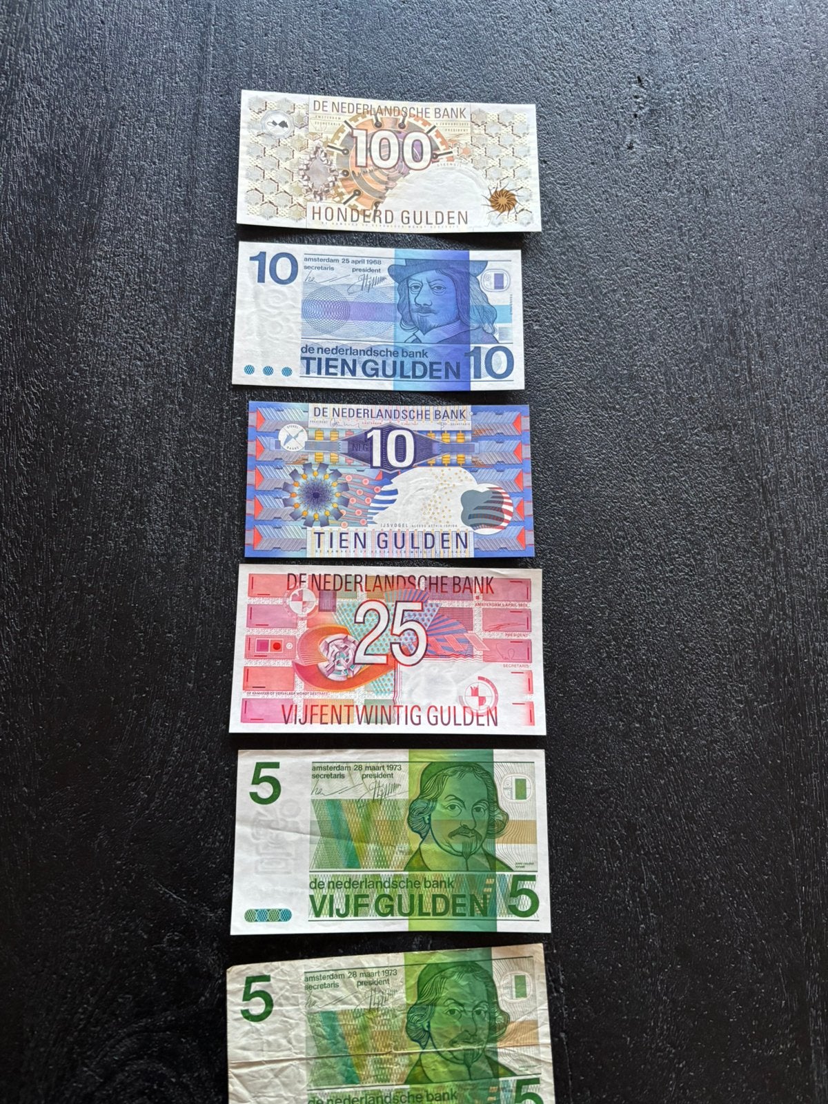 155 Nederlandse guldens briefgeld gulden oud geld, Postzegels en Munten, Ophalen of Verzenden