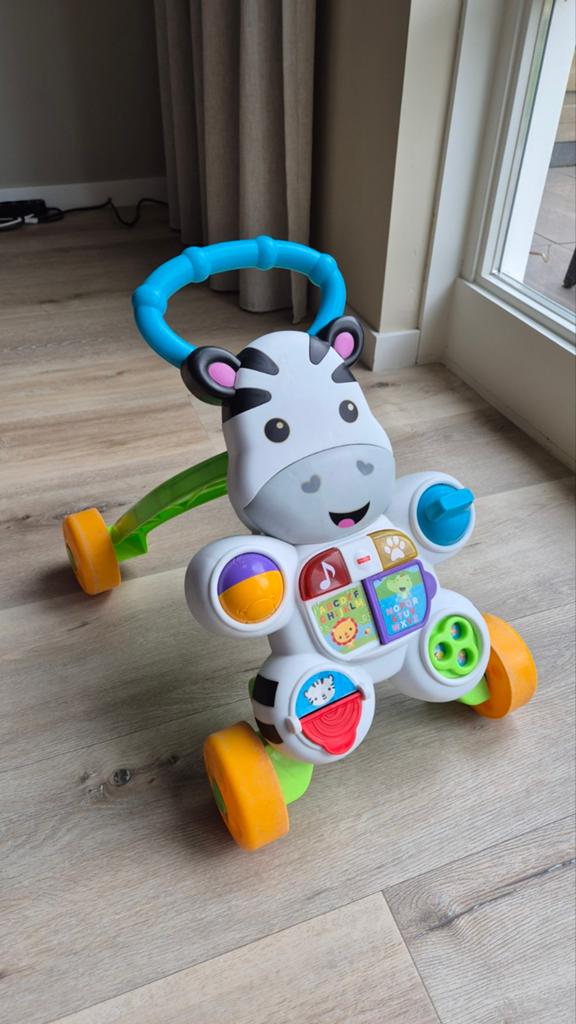 Fischer Price loopwagen (loop met mij) Zebra, Ophalen, Gebruikt, Overige typen, Met licht
