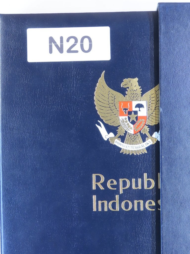 INDONESIË in DAVO LUXE Bd.- 1975/90 - met APEN-blokken (N20), Ophalen of Verzenden, Buitenland