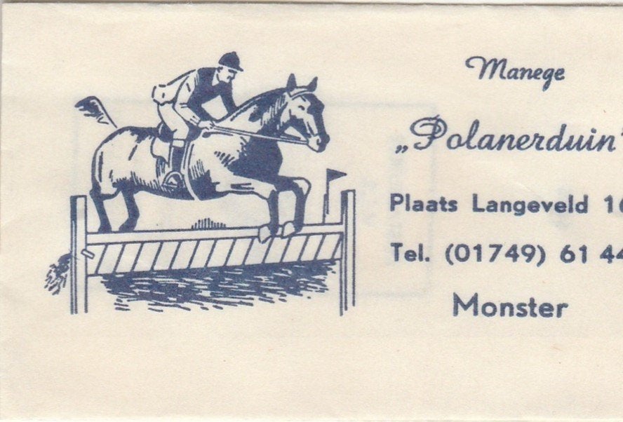 manege Polanerduin Monster - Plaats Langeveld - hindernis, Ophalen of Verzenden