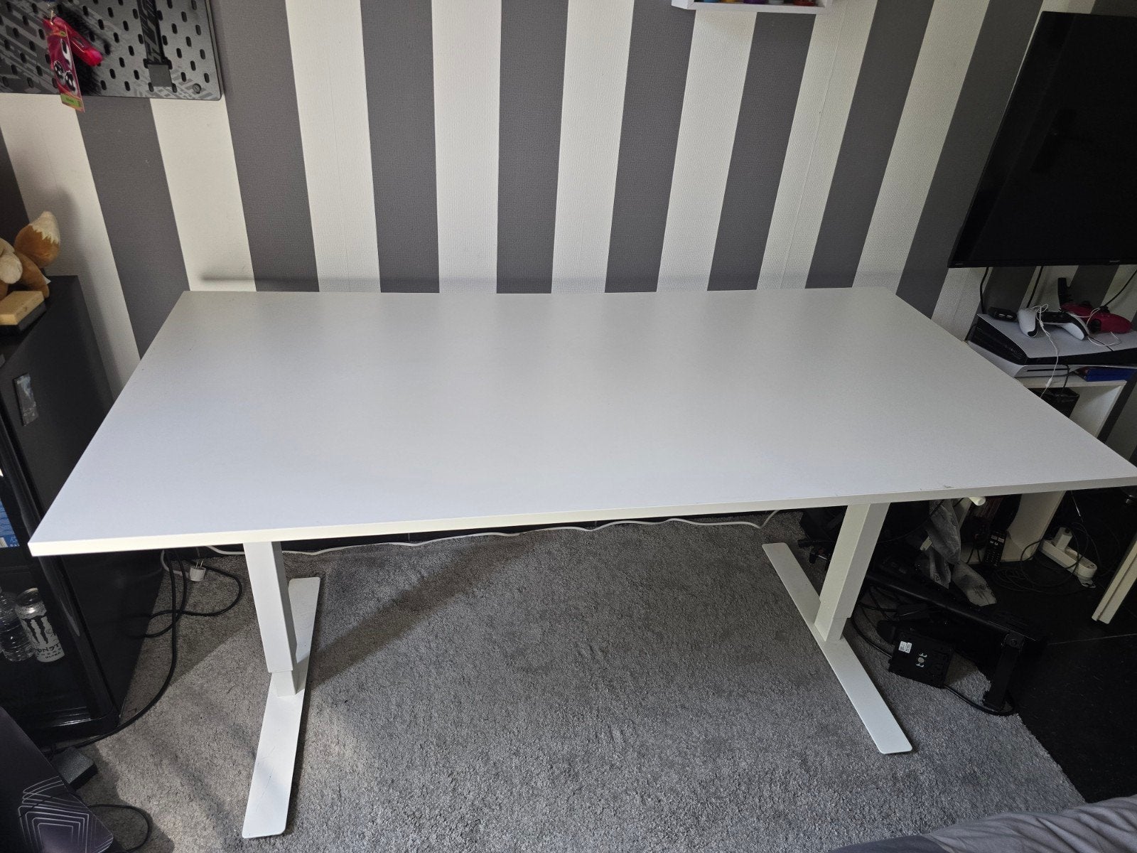 Ikea Zit/Sta bureau Trotten 160x80, Ophalen, Zit-sta bureau, 160 cm, In hoogte verstelbaar