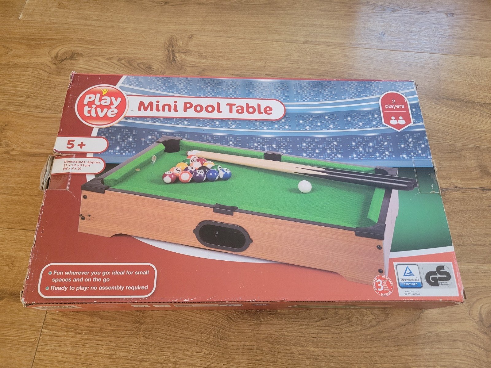 Pool tafel set mini, Ophalen, Zo goed als nieuw
