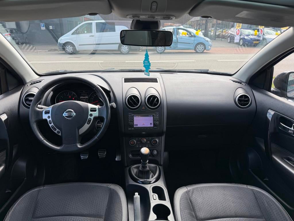 Nissan Qashqai +2 2.0 360/7P/Pano Dak/Airco/Cruise/Camra360/, Auto's, Gebruikt, Zwart, Bedrijf, Handgeschakeld