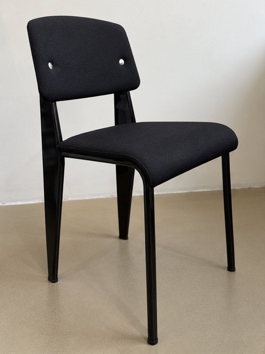 Vitra Jean Prouvé limited ed. Standard SR chair, zwart stof!, Huis en Inrichting, Ophalen, Zwart, Nieuw, Scandinavian Design