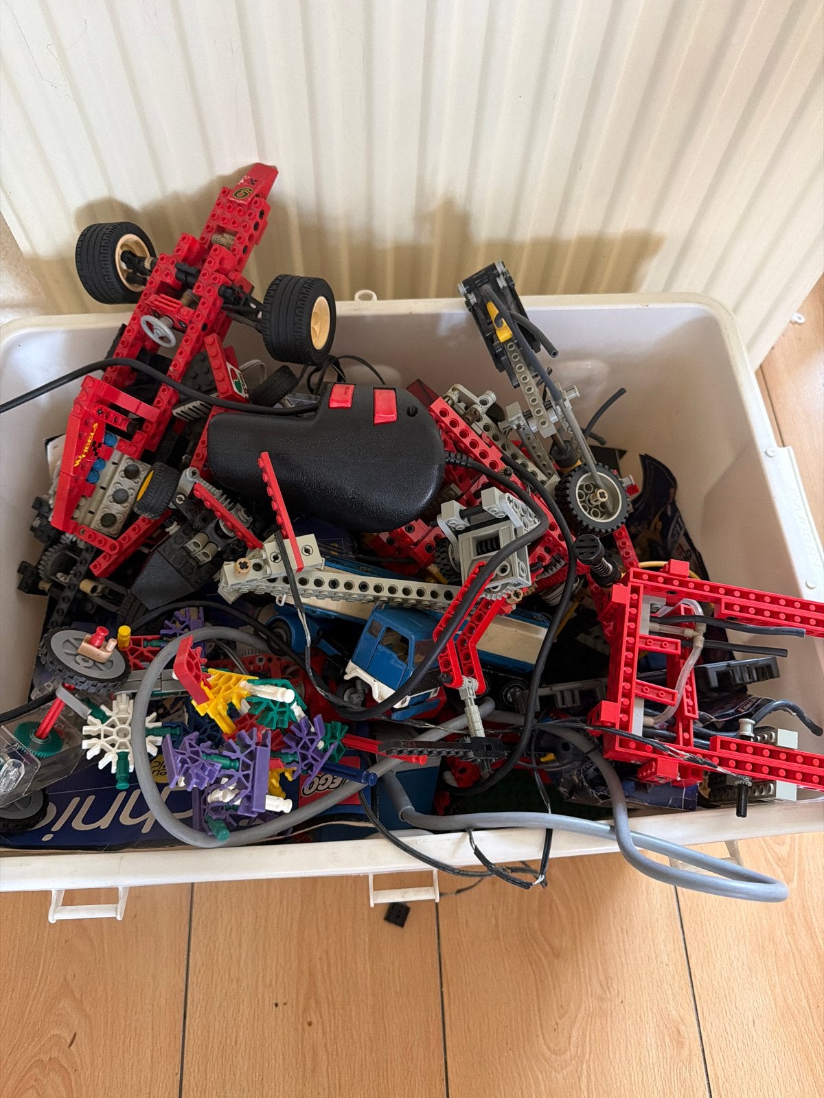 Grote doos met diverse Lego Technic onderdelen, Gebruikt, Lego, Ophalen of Verzenden, Technic