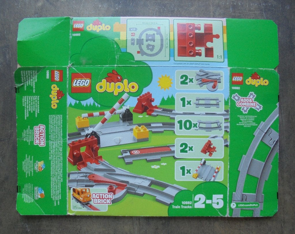 Lego Duplo Box 10882 (zie foto's), Ophalen of Verzenden, Gebruikt, Duplo
