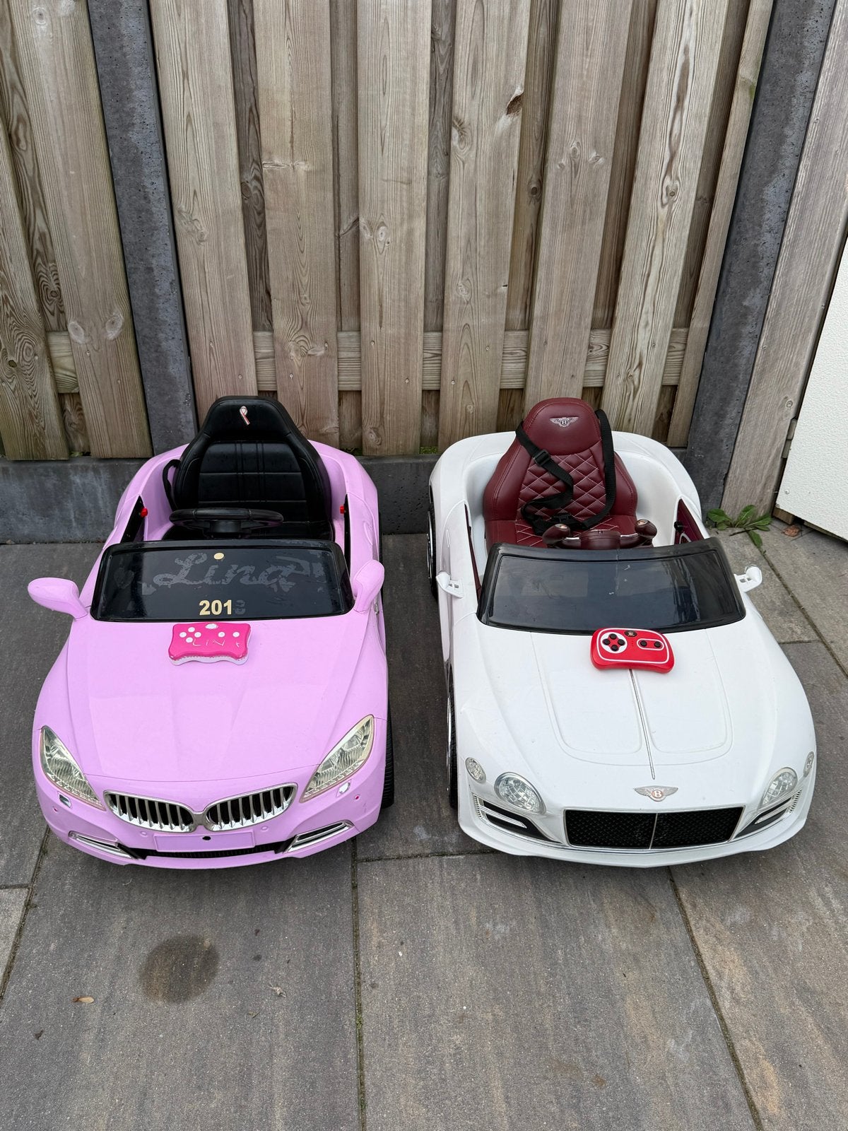 2 Kinder accu auto's met afstandsbediening, Gebruikt