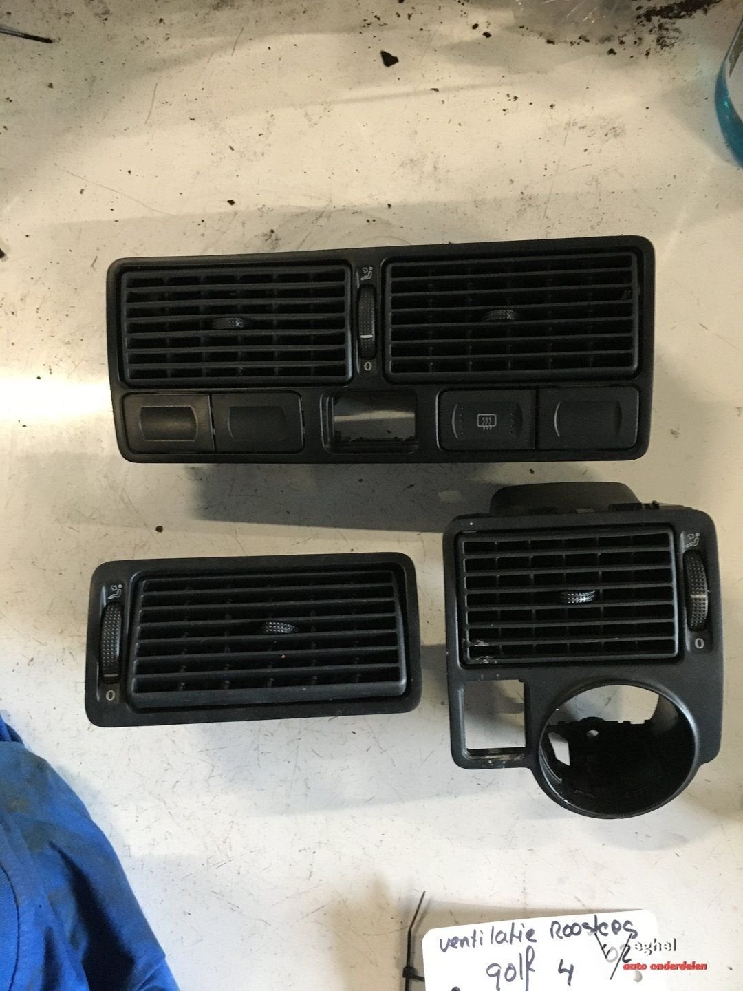 Vw Golf 4 2002 Luchtrooster set, Auto-onderdelen, Dashboard en Schakelaars, Gebruikt, -, -, Ophalen of Verzenden