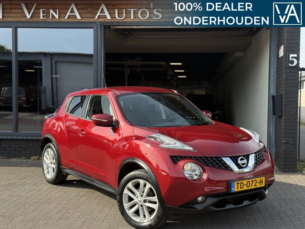 Nissan Juke 1.2 DIG-T S/S Acenta | All Season | Camera |, Voorwielaandrijving, 639 kg, Stof, Euro 6