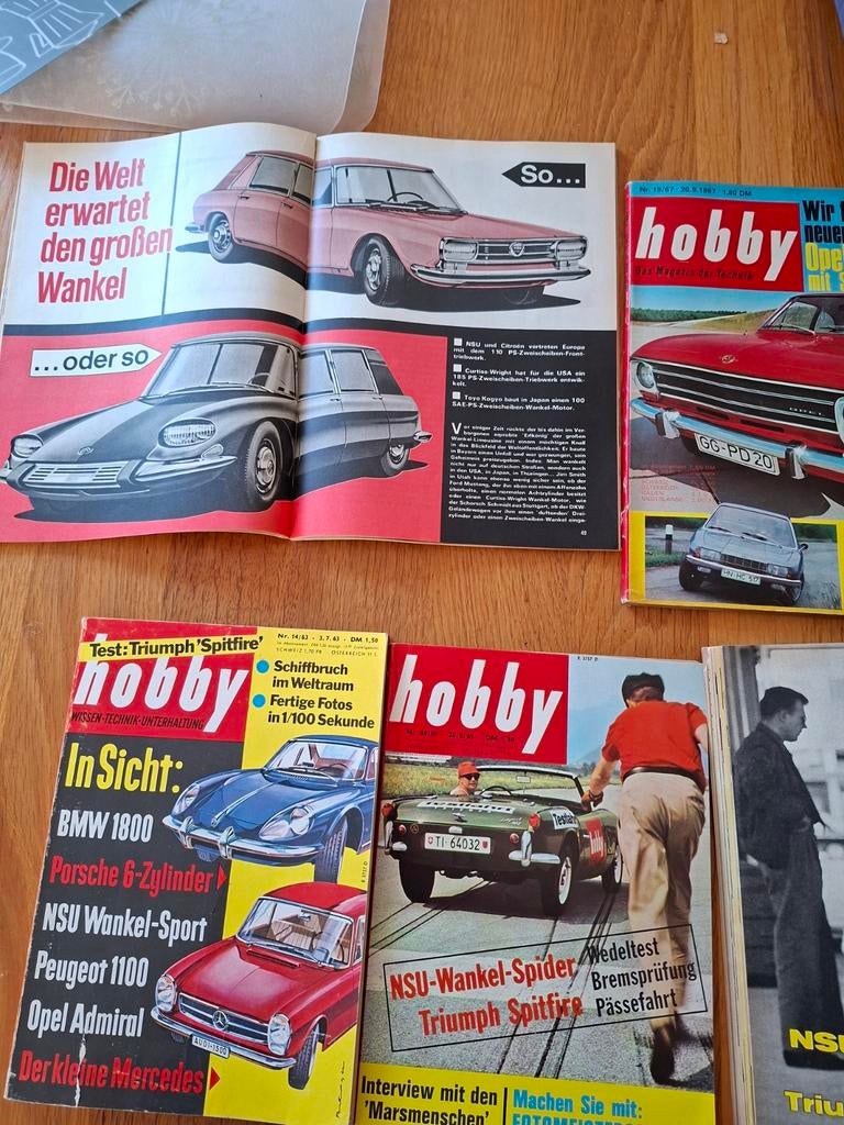 7x Duitse Hobby Boekjes Wankel Motor (1963-1967), Ophalen of Verzenden