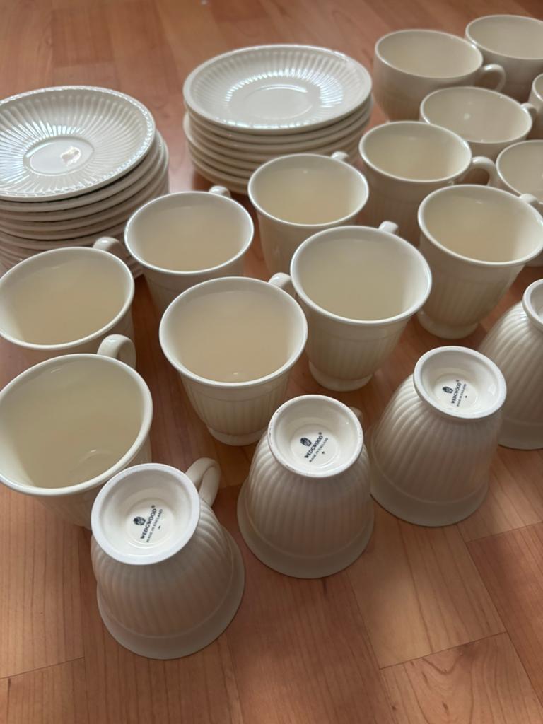 Wedgwood koffiekopjes, Huis en Inrichting, Keuken | Servies, Ophalen, Zo goed als nieuw, Wedgwood, Kop(pen) en/of Schotel(s)