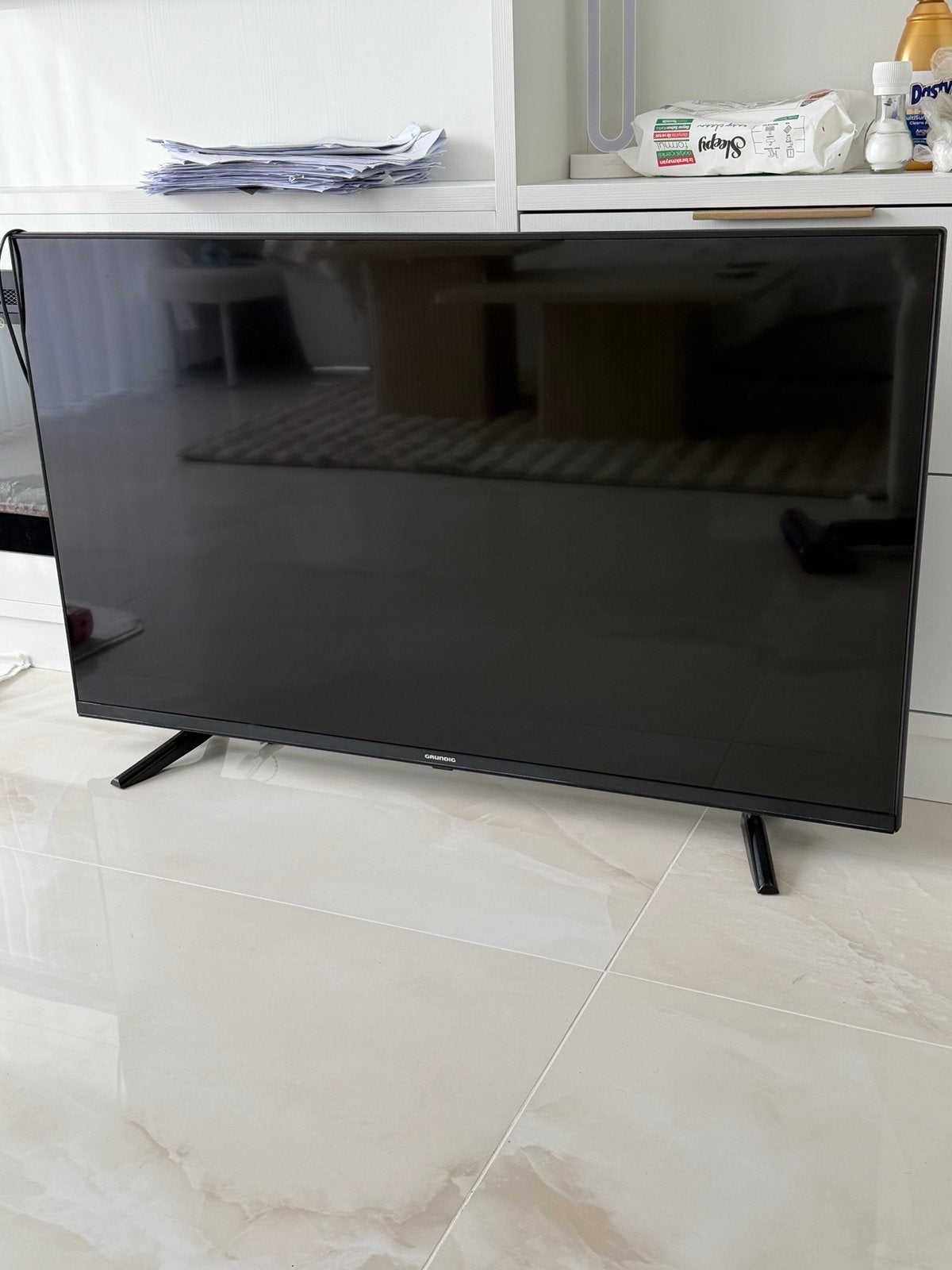 Smart tv 55 inch Grundig, Ophalen, Zo goed als nieuw, 25 tot 50 cm, Minder dan 100 cm