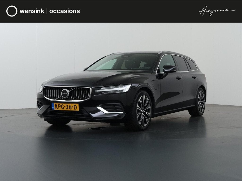 Volvo V60 2.0 T6 Plug-in hybrid AWD Plus Bright | Elektr. Tr, Auto's, Volvo, Automaat, Gebruikt, Euro 6, 4 cilinders