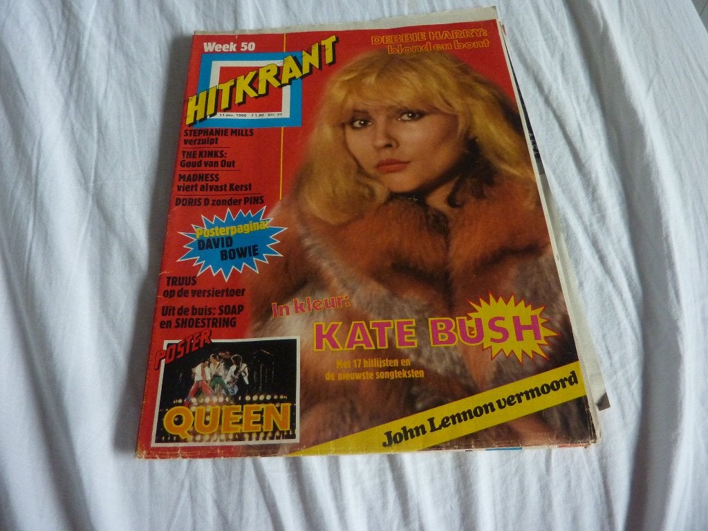 HITKRANT 1980-BLONDIE-QUEEN-KATE BUSH-KINKS-MADNESS, Verzenden, 1980 tot heden, Tijdschrift