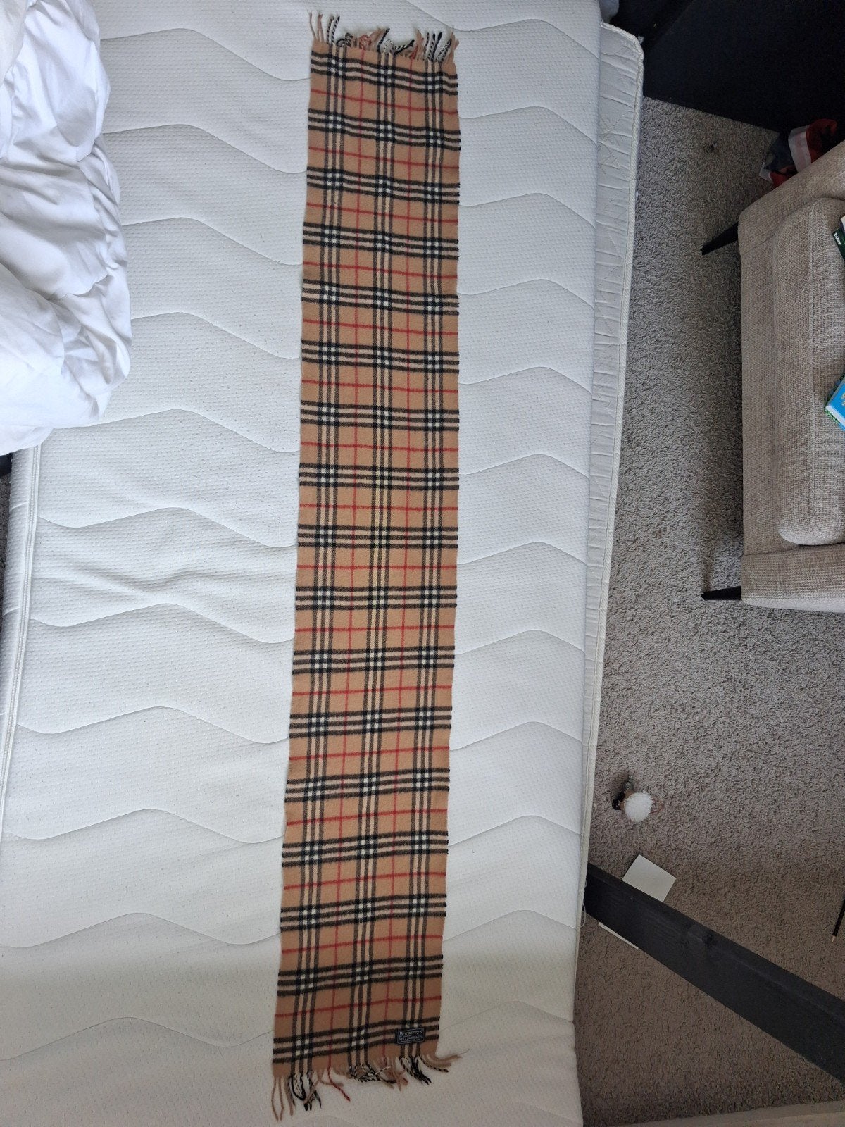Vintage burberrys sjaal in perfecte staat, Kleding | Heren, Overige maten, Ophalen of Verzenden, Zo goed als nieuw, Sjaal
