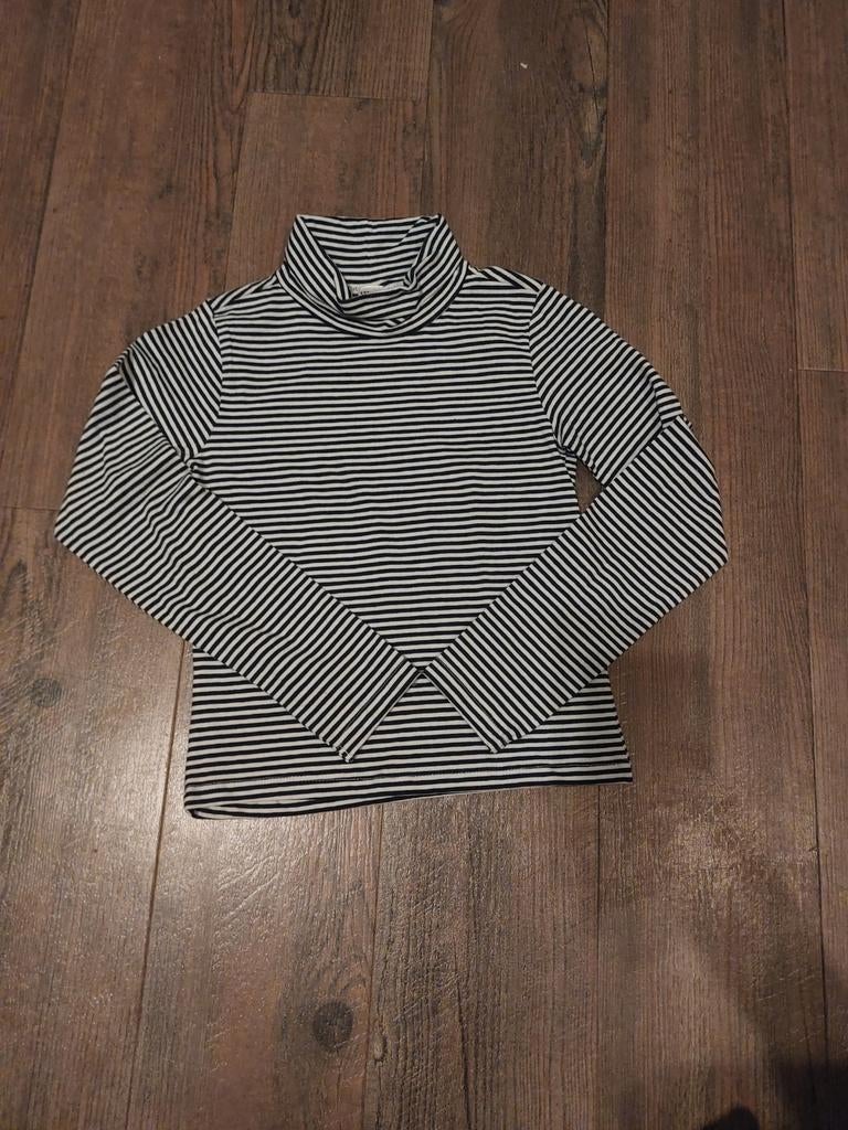 Nieuwe gestreepte coltrui maat 122/128, Jongen of Meisje, Nieuw, Ophalen of Verzenden, Shirt of Longsleeve