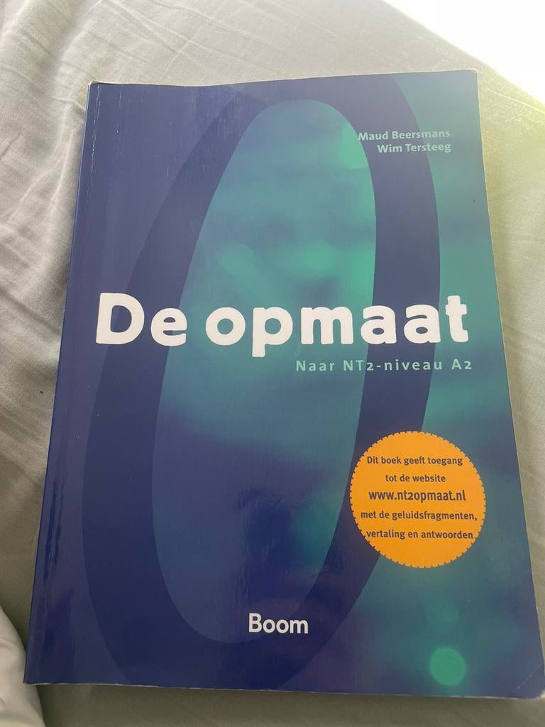 De opmaat NT2 A2 – Nederlands leren – licht ingevuld, Boeken, Ophalen of Verzenden, Zo goed als nieuw, Overige niveaus, Nederlands