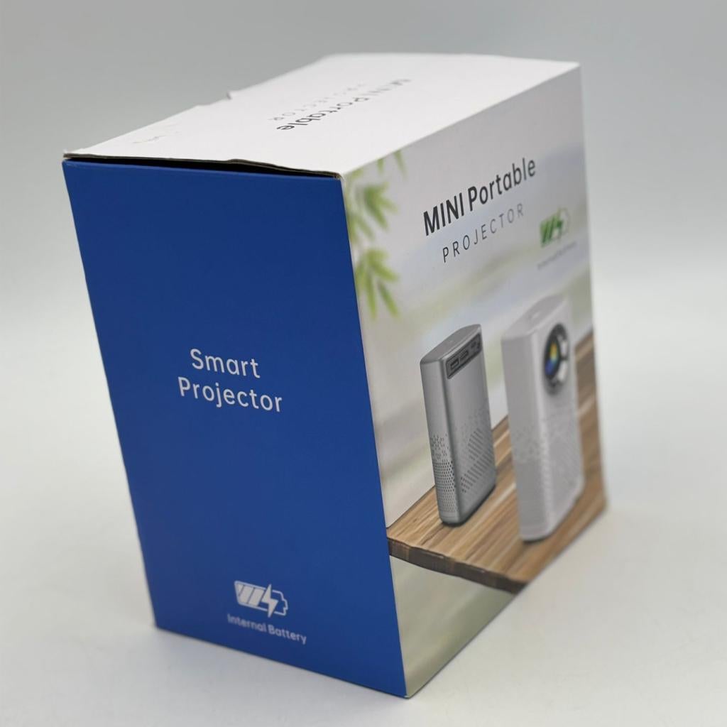 Mini Portable Projector Beamer HD op Accu - USB C & HDMI, Audio, Tv en Foto, Beamers, Ruilrijk, Zo goed als nieuw, Info@ruilrijk.nl