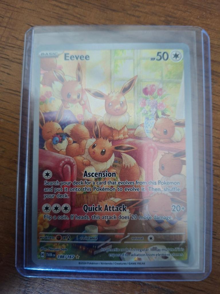 Eevee 188/167 Pokmon kaart (Full Art, Silver Tempest)   Verzamelkaartspellen | Pokmon  Marktplaats