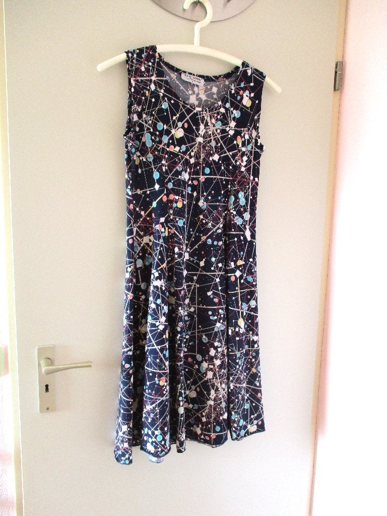 Jurk - Zomerjurk - Blauw - M, Maat 38/40 (M), Blauw, Ophalen of Verzenden, Zo goed als nieuw