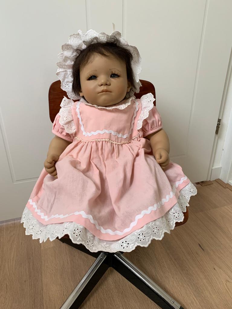 Annette Himstedt pop TAKI Japanse baby, Verzamelen, Poppen, Zo goed als nieuw, Pop, Ophalen of Verzenden