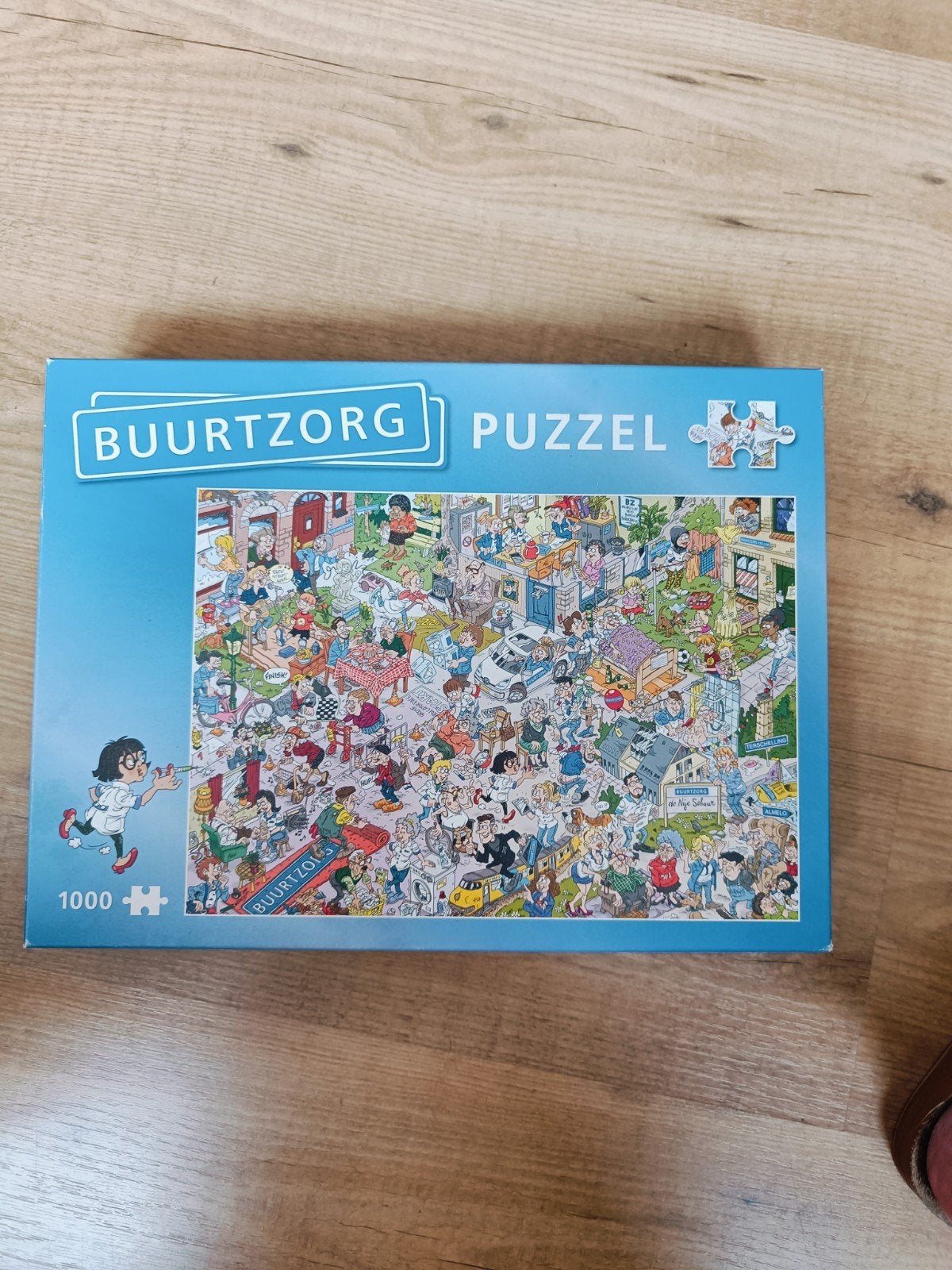 Buurtzorg Puzzel 1000 stukjes - Zo goed als nieuw, Ophalen of Verzenden, 500 t/m 1500 stukjes, Zo goed als nieuw, Legpuzzel