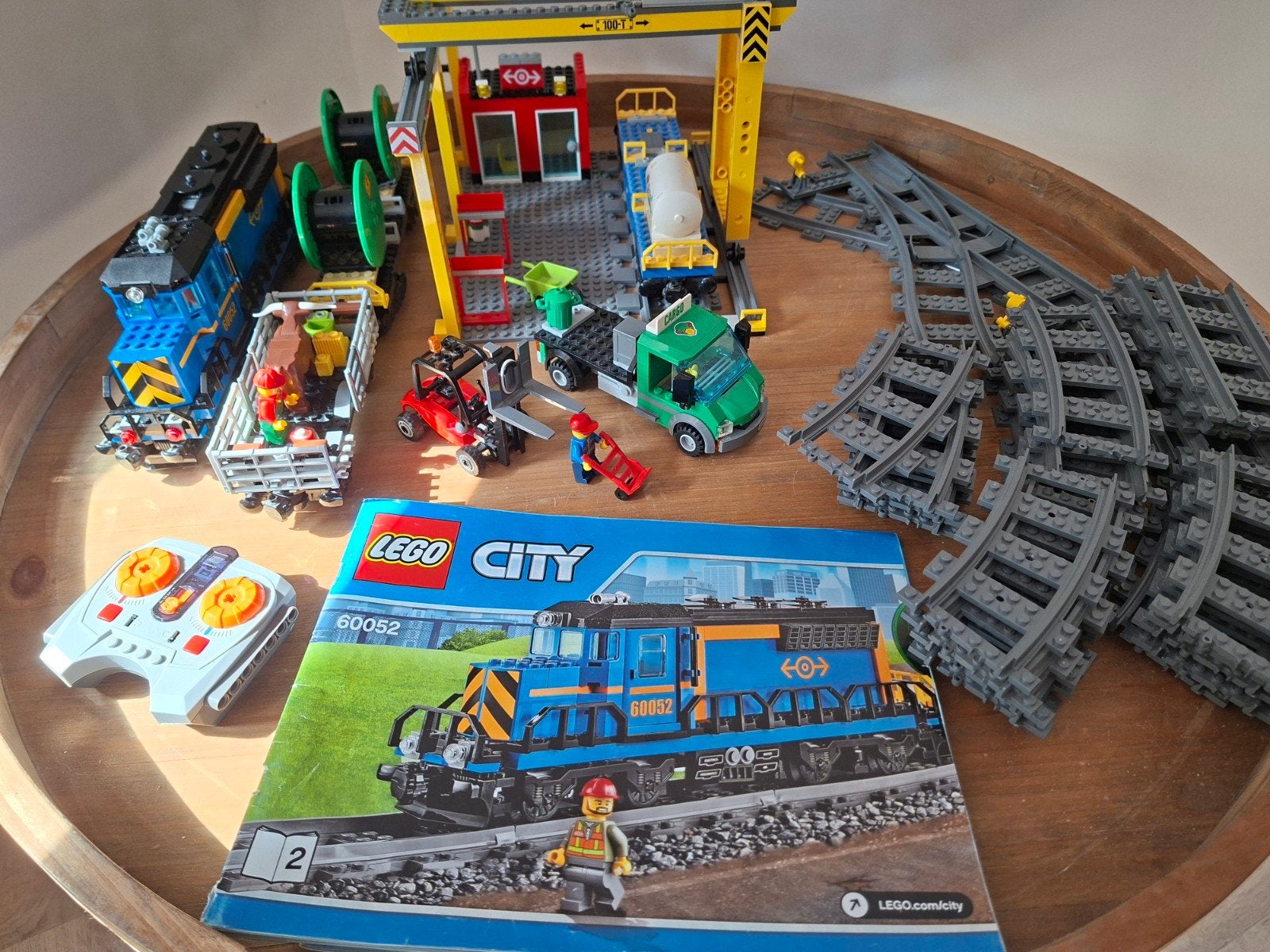 Lego City trein 60052 met toebehoren, Lego, Complete set, City, Gebruikt
