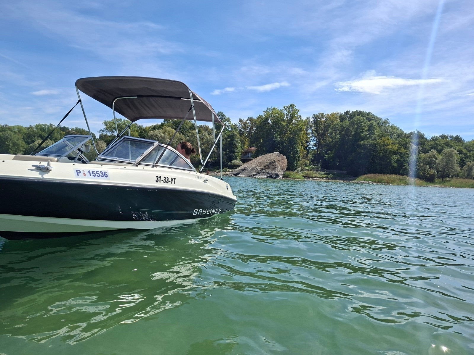 Bayliner 175GT uit 2014 inc. trailer, Watersport en Boten, Gebruikt, Binnenboordmotor, Elektrische start, 5 m