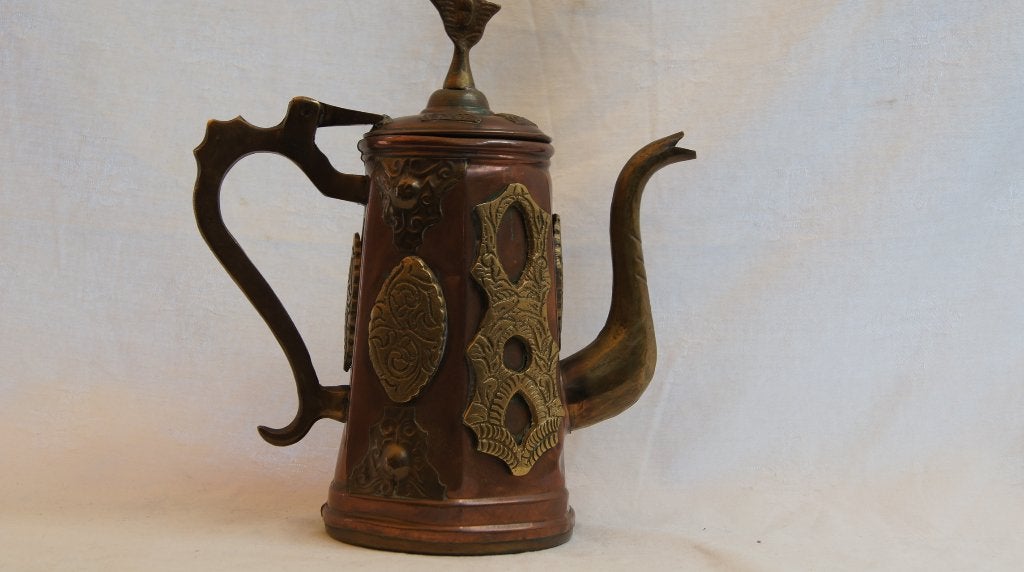 Theepot met decoratie, Ophalen of Verzenden