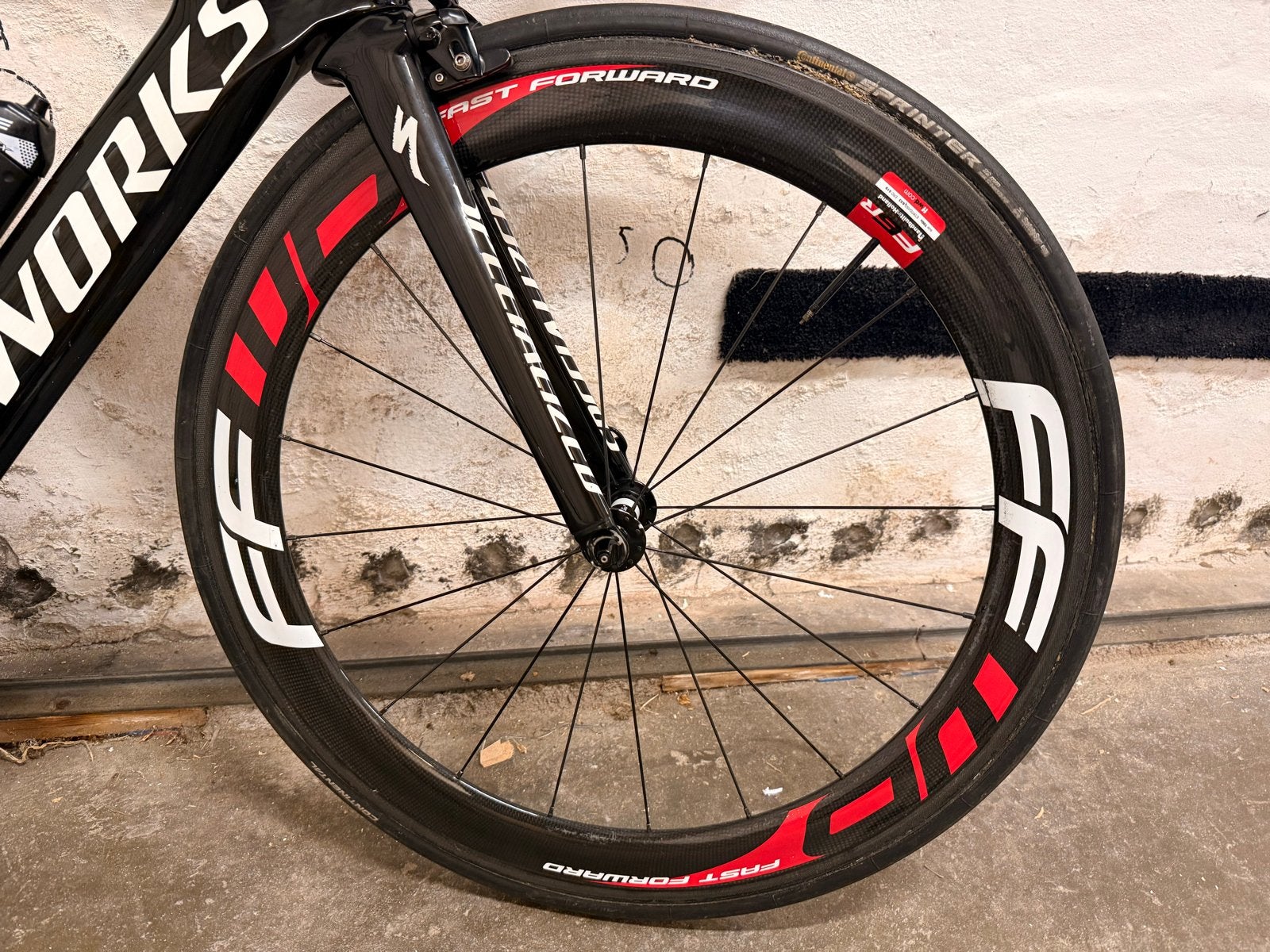 FFWD F6R voorwiel en Vision Metron Disc achterwiel, Fietsen en Brommers, Wiel, Gebruikt, Ophalen of Verzenden, Racefiets