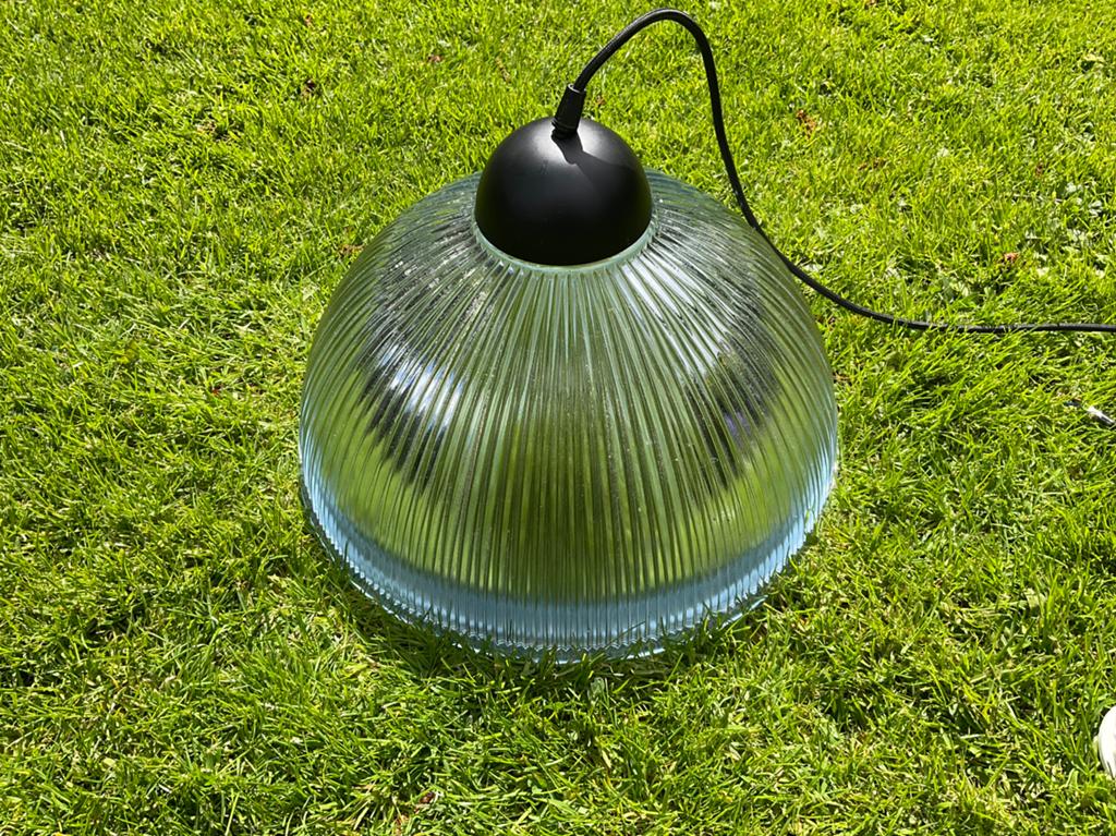 Hanglamp glas, Ophalen, Minder dan 50 cm, Industrieel, Glas