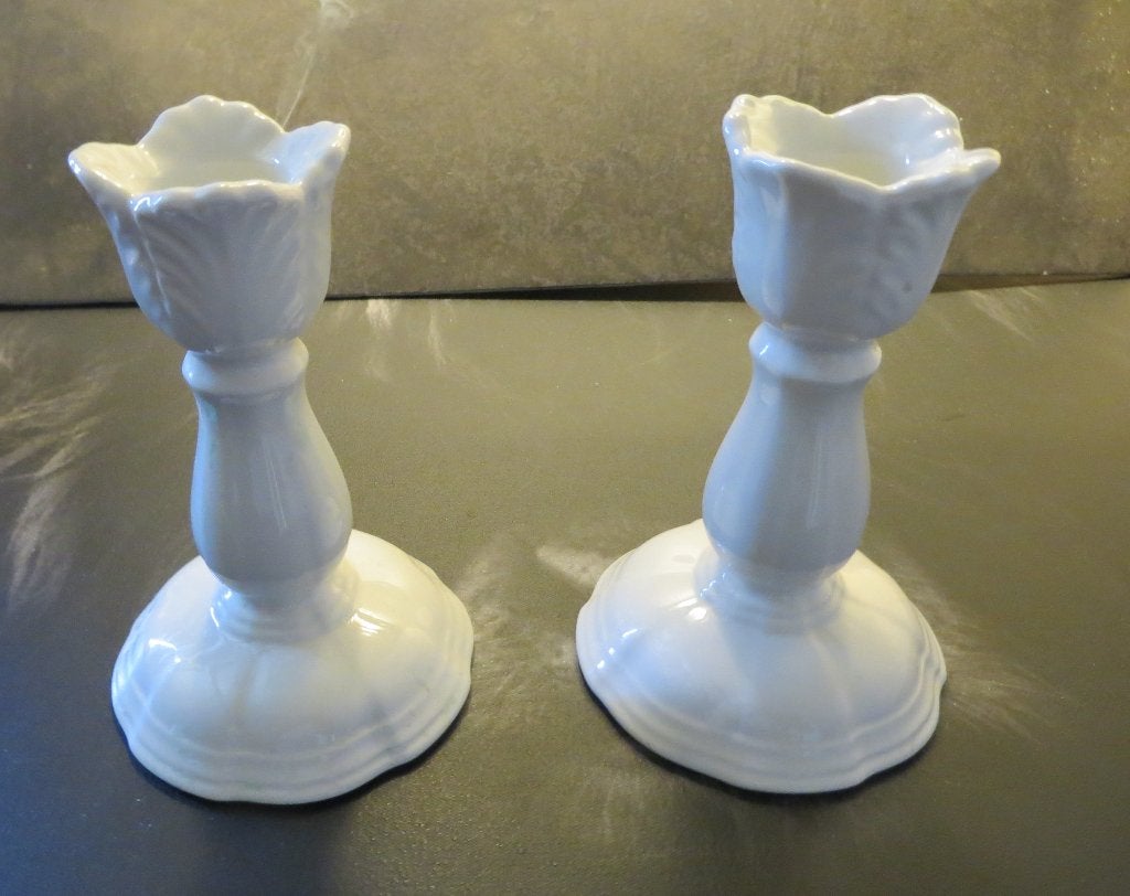 VILLEROY & BOCH MANOIR 2X KAARZENSTANDAARD, Vintage, Ophalen of Verzenden, Zo goed als nieuw, Porselein