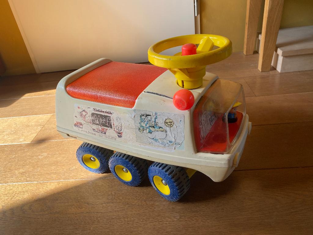 Vintage/retro loopauto, Kinderen en Baby's, Speelgoed | Buiten | Voertuigen en Loopfietsen, Ophalen, Gebruikt, Loopvoertuig