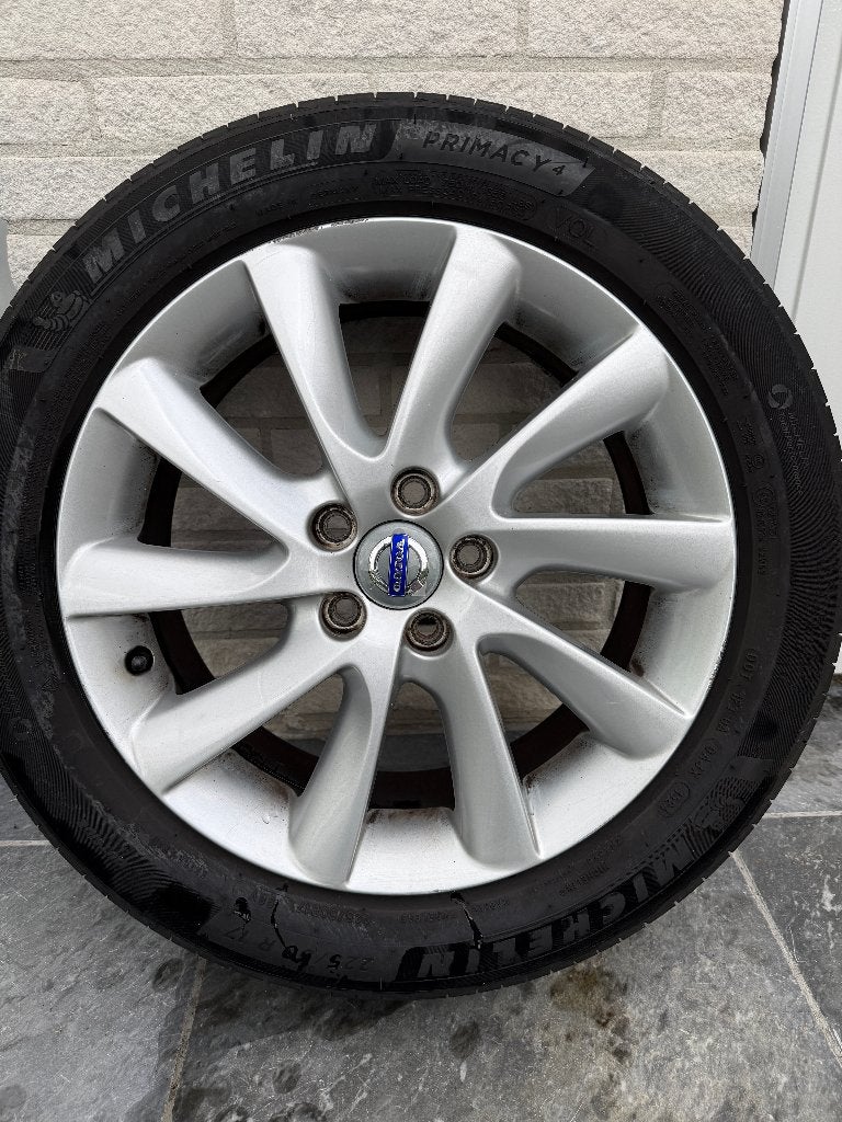 Orignele Volvo V70 wielen 17", Ophalen, Gebruikt, Banden en Velgen, 17 inch