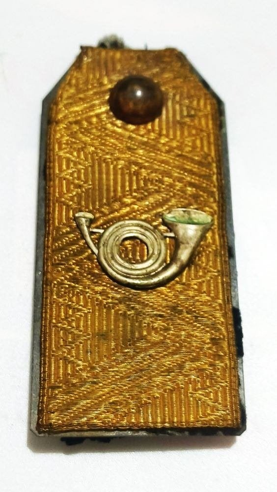 Schouderepaulet Hoofdofficier KNIL der INF. in Nederl.-Indie, Ophalen of Verzenden, Landmacht, Nederland, Embleem of Badge