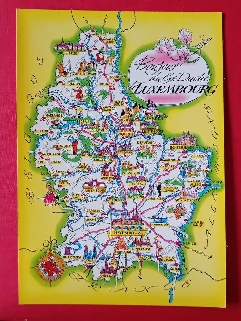 Ansichtkaart Luxembourg, Ophalen of Verzenden