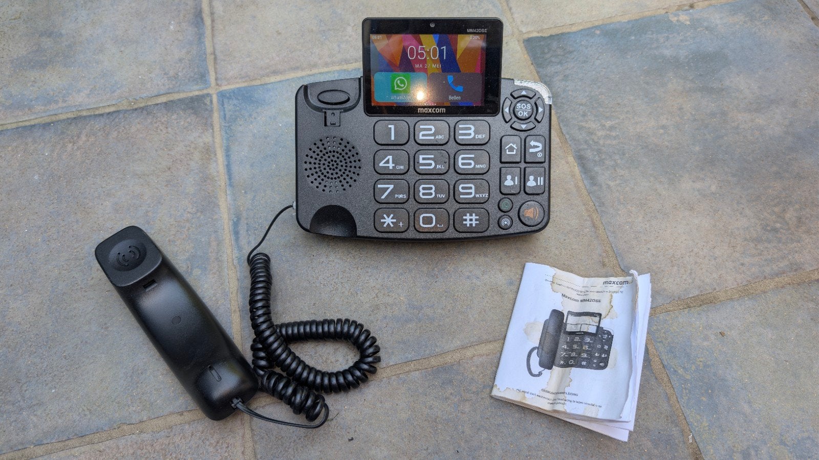 Maxcom MM42DSE Vaste Draadloze Telefoon - Zo goed als nieuw, Ophalen, Zo goed als nieuw, 1 handset