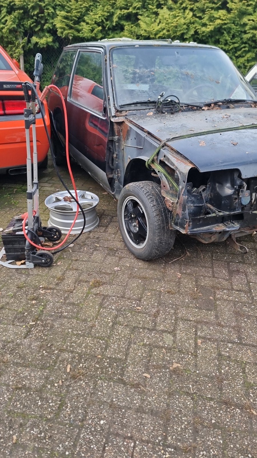 Renault 5gte motor 1700 inj 5bak en donor auto, Ophalen, Gebruikt, Renault