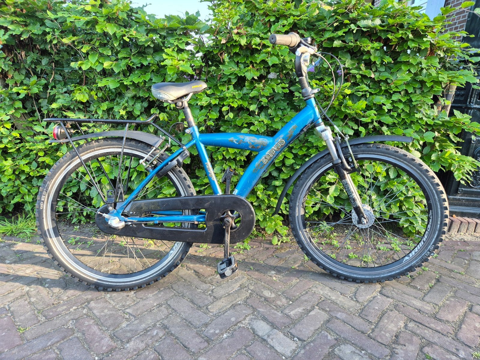 Batavus jongensfiets met 3 versnellingen, Fietsen en Brommers, Fietsen | Heren | Herenfietsen, Terugtraprem, Gebruikt, Versnellingen