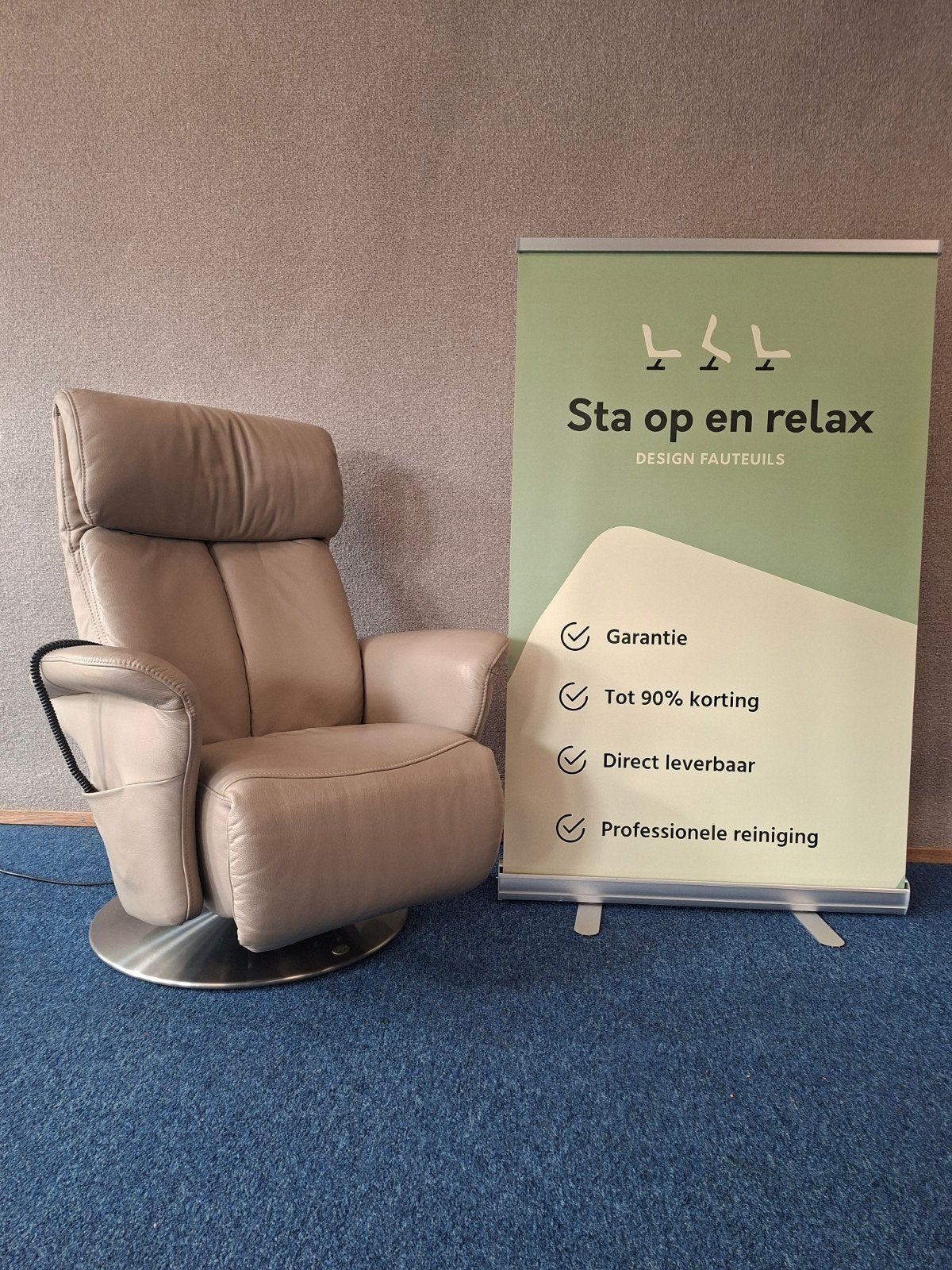 Elektrische relax fauteuil Meubelzorg Sublime Als nieuw!