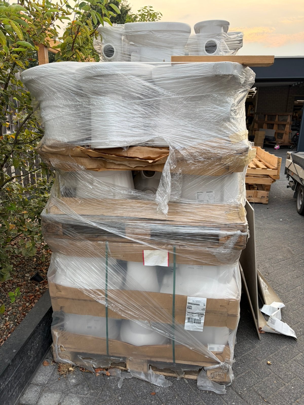 50 wc potten geberit S8000200000G, Doe-het-zelf en Verbouw, Metselstenen, Ophalen, Zo goed als nieuw, Kalkzandstenen