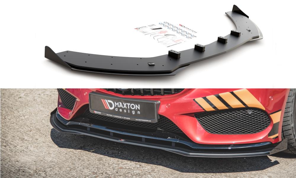 Race Voorlip sideskirt diffuser - C43 AMG Coupe C205 16-18, Ophalen of Verzenden