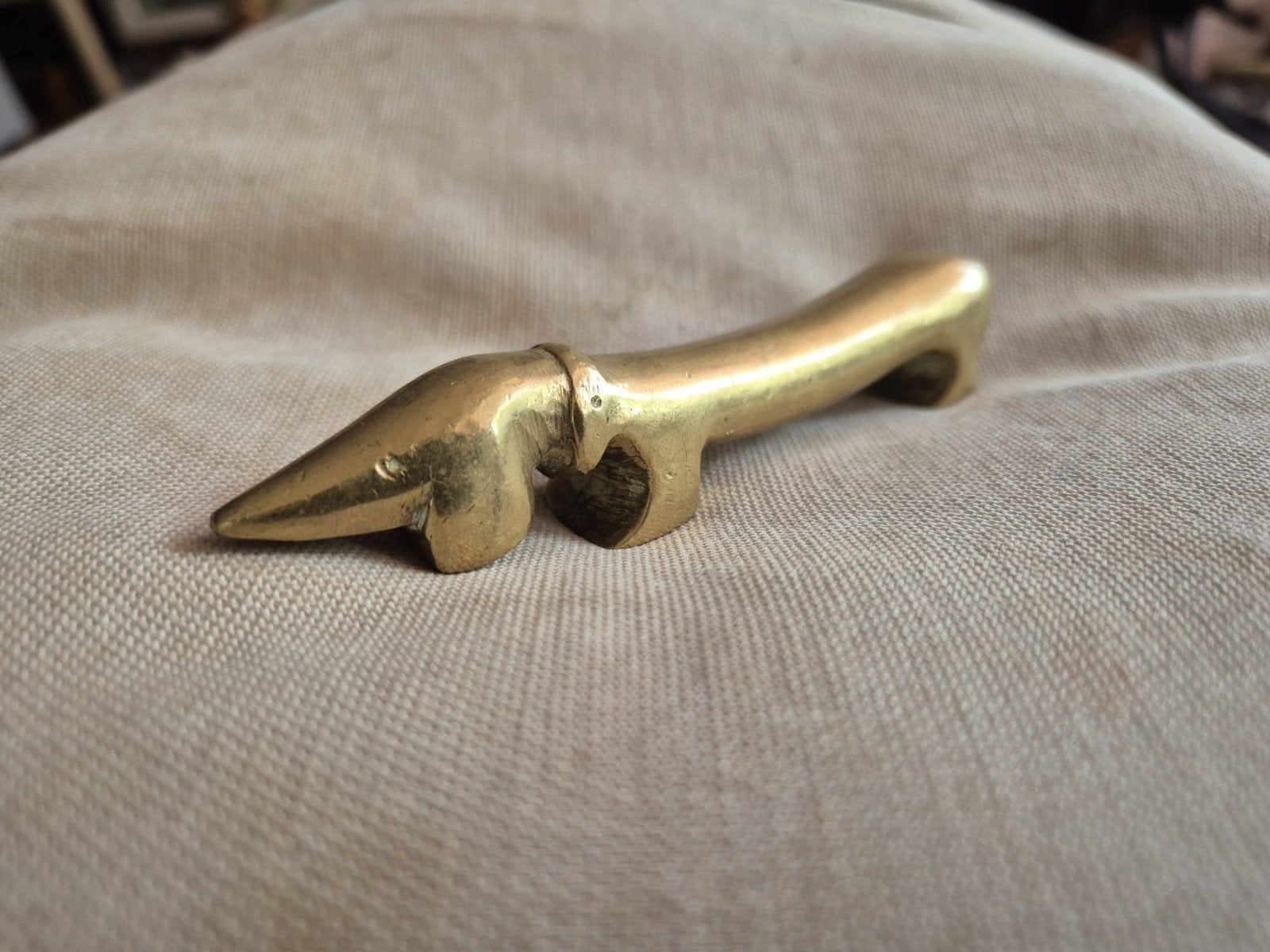 Vintage teckel koper., Verzenden