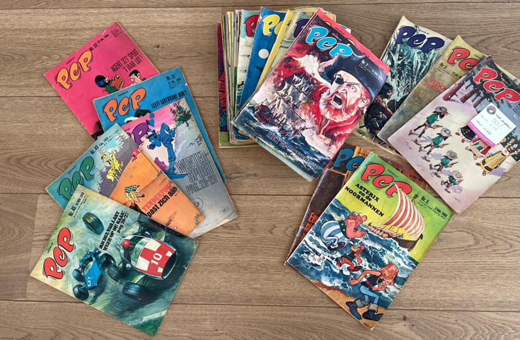 PEP 1968 - Complete jaargang 50 stuks (m.u.v. 2 nrs), Complete serie of reeks, Ophalen of Verzenden, Gelezen