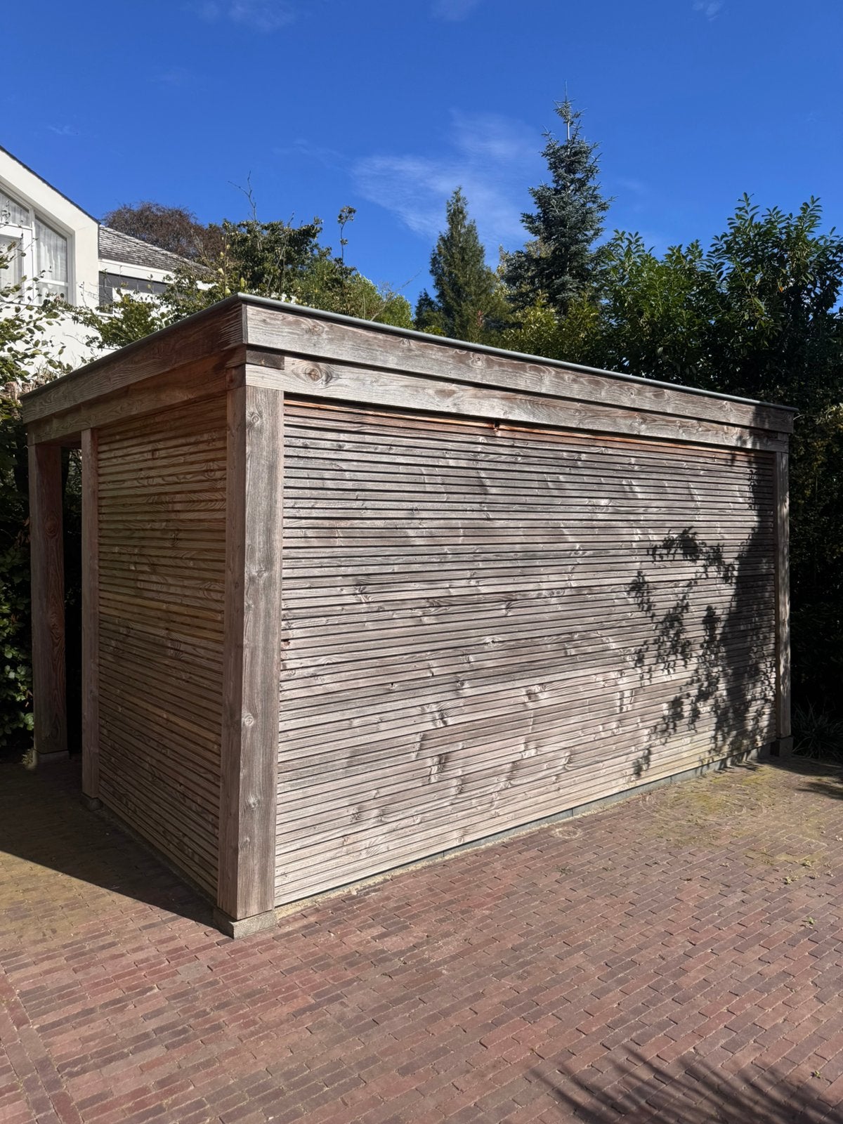 Douglas overkapping 470x330  zelf demonteren/ophalen, Ophalen of Verzenden, Gebruikt, Veranda