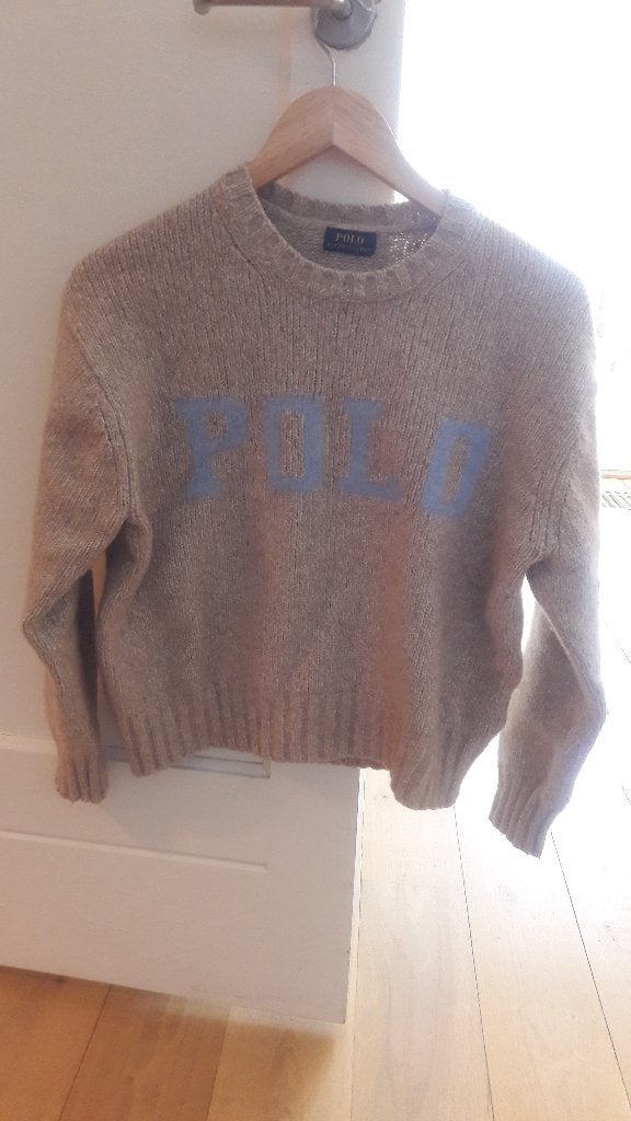 Trui Polo Ralph Lauren, Beige, Ophalen of Verzenden, Zo goed als nieuw, Ralph Lauren