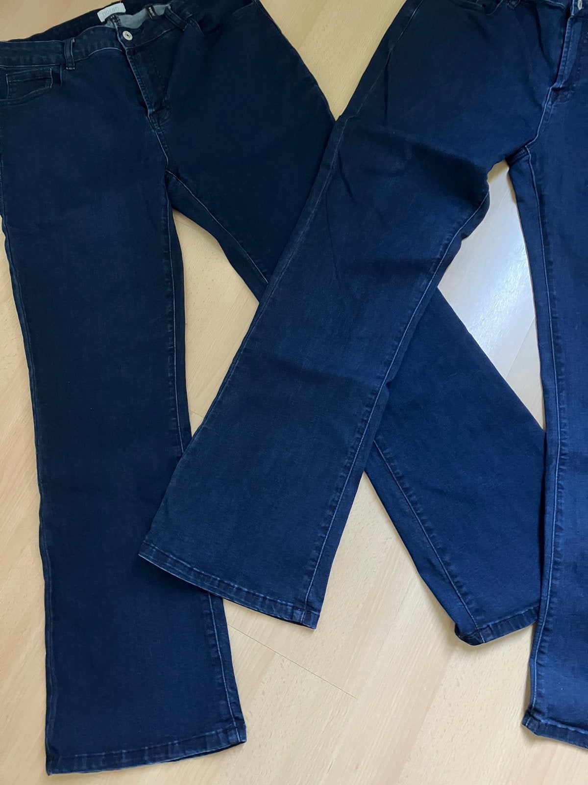 2 spijkerbroeken van Norah maat 44( per stuk €10,00, Ophalen of Verzenden, Zo goed als nieuw, Blauw, Broek of Spijkerbroek