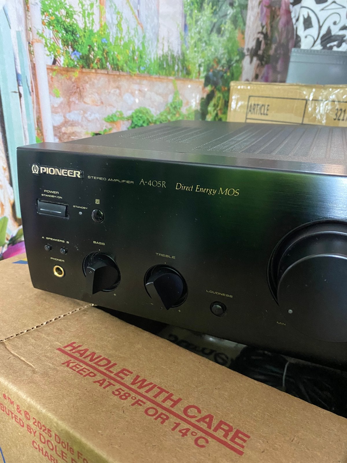 Pioneer versterker, Ophalen, Gebruikt