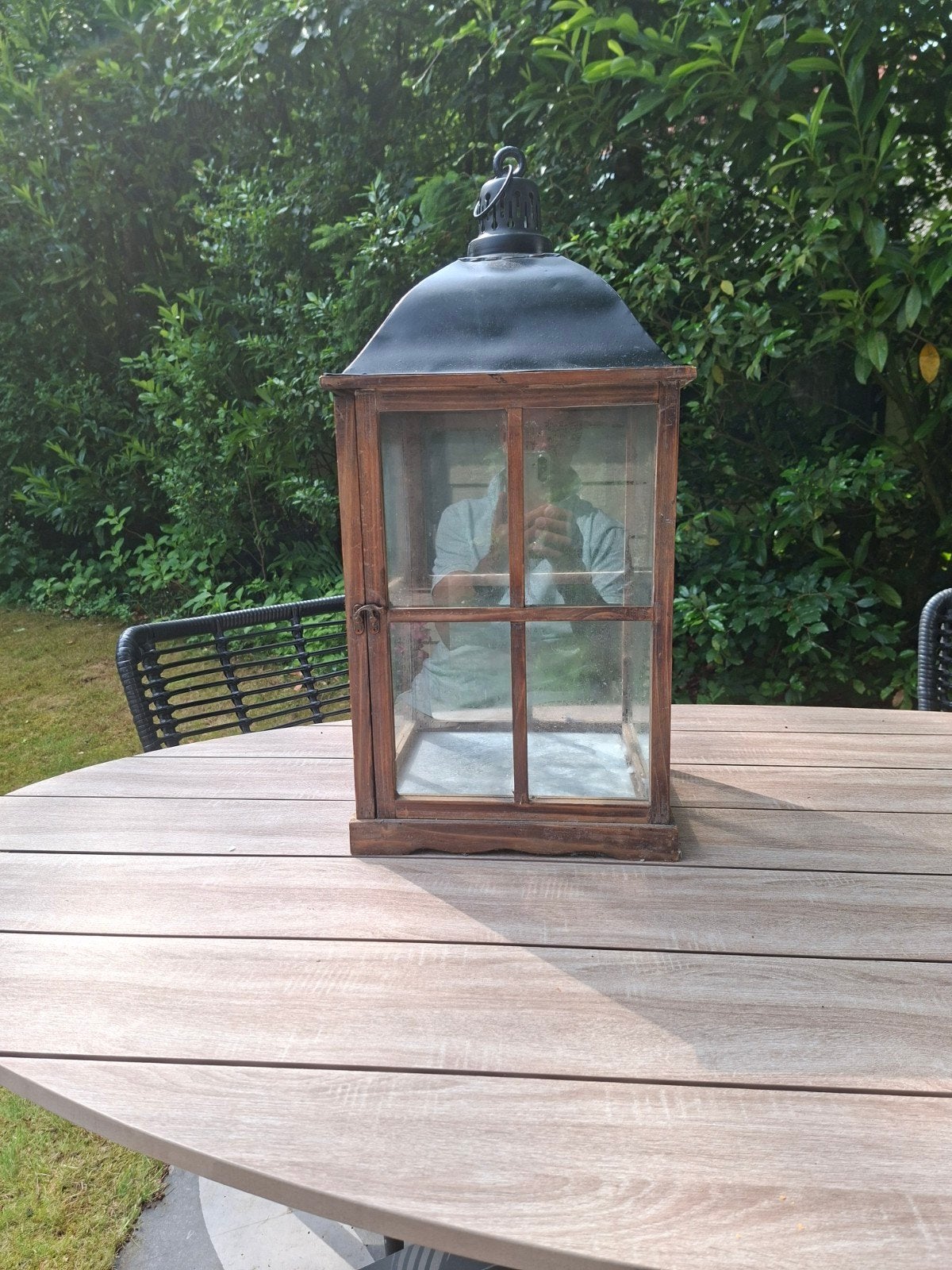 Lantaarn  voor sfeervol kaarslicht, Tuin en Terras, Buitenverlichting, Ophalen, Zo goed als nieuw, Staande lamp